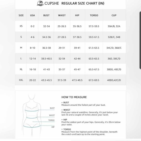 Cupshe boho triangle print bikini size small - Picture 6 of 6